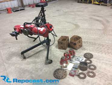 Hunter Model OCL 400 On The Car Brake Lathe, 1.5hp, Adjustable Stand on Casters, comes with...