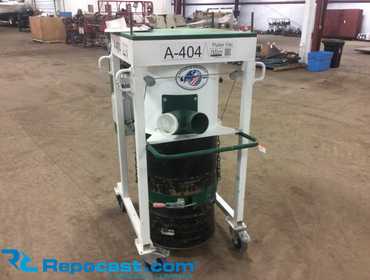 BW A-404 Pulse Vac gas powered dust control vacuum, 4 stroke gas engine with recoil start, (2) 5”...