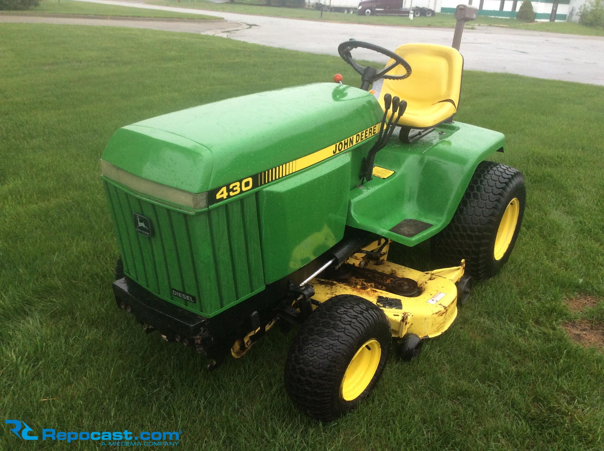 430 john deere garden tractor hotsell