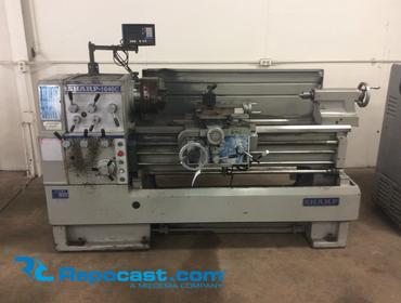 Sharp 1640C Metal Lathe, 7.5 hp, 220/440 volt, 3 phase, 16” swing, Approx 9” Swing Over Carriage,...