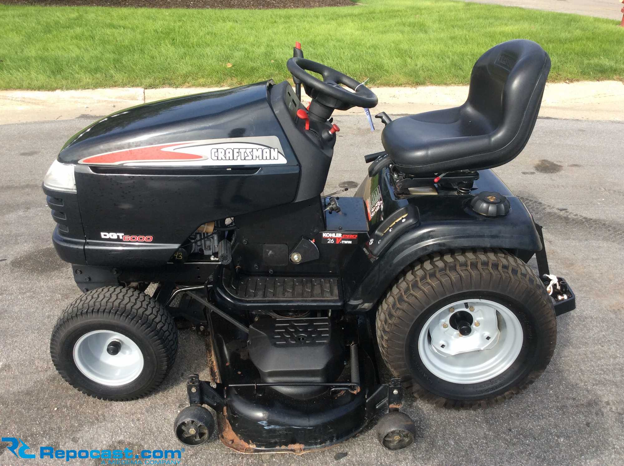 Craftsman riding 2025 mower dgt6000