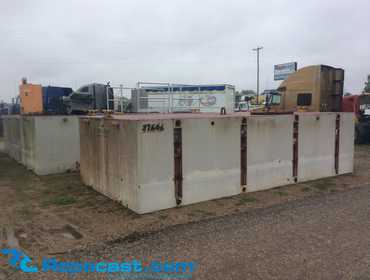 (3) Flexifloat 10’x20’ Barge Sections, 5’ tall, Setup to Lock Together, Heavy Duty Steel...
