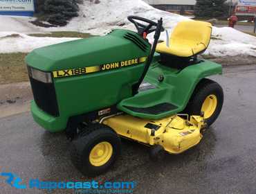 John Deere LX 188 riding lawn mower, 17hp engine, 48” deck.