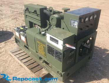 MEP 003A Diesel Generator Set, Onan 4-cylinder Diesel engine, 24 Hours, 120V 1 phase, 120/240V 1...