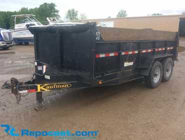 2015 Kaufman 14’ Tandem Dump Trailer
