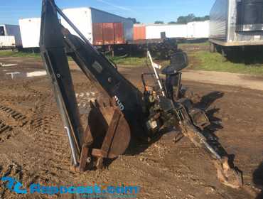 Bradco 11HD Skid Steer Backhoe attatchment, 75” Boom, 62” Stick, 23.75”W Bucket with teeth,...
