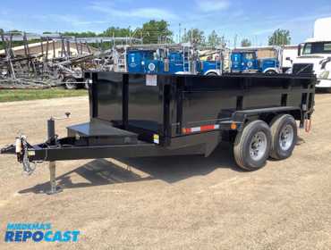 2021 Quality Steel 12'  CJ Heavy Hauler Dump Trailer  Tandem Axle