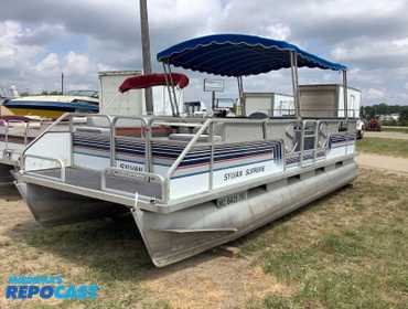 1990 Sylvan 24SE2 Pontoon Boat