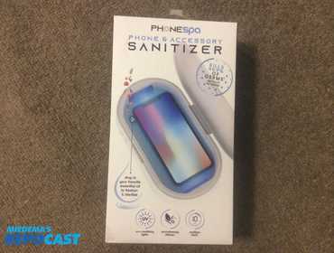 New Phonespa Phone and accessory sanitizer. UV-C sanitizing Lights, aromatherapy diffuser. 10...