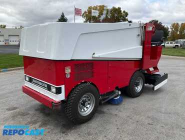 Zamboni ice resurfacing machine with 8,018 hours.  Model 500, serial #6285.  Fueled by compressed...