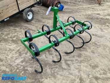 54” 3-point Cultivator Attachment, nine new danish s-tines