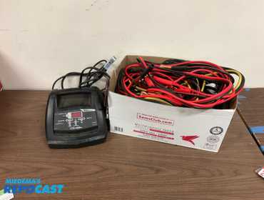 Lot of (6) Jumper Cables and Schumacher Jump Box