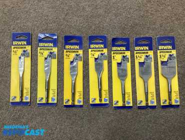 Irwin 88885 Speedbor Blue Groove Set 5 Count