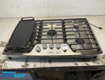 LG LSCG367ST LG STUDIO 36'' Gas Cooktop