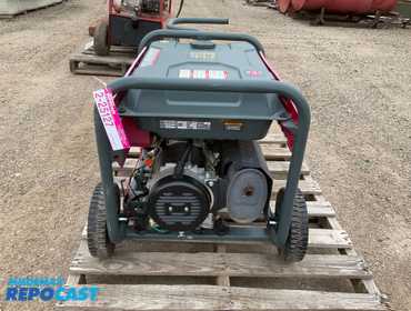 (1) Powermate PM9400E generator. Model# P0080800, has a Generac OHV 420 cc motor, 120/240 volts,...