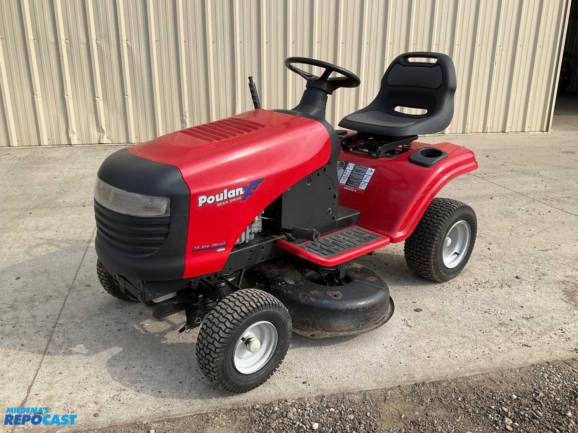 Poulan xt gear drive 12.5 hp 38 inch sale