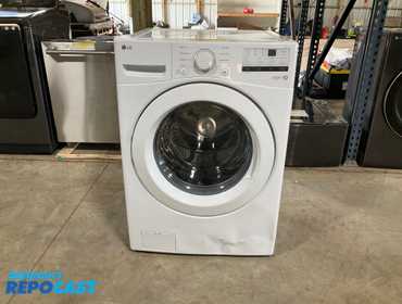 LG WM3400CW High Efficiency Stackable Front-Load Washer with 6Motion Technology