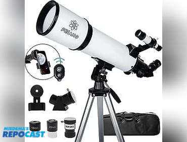 Feiang 80/600 Telescope Kit.80mm Large Objective Lens: This telescope is an 80mm aperture and...