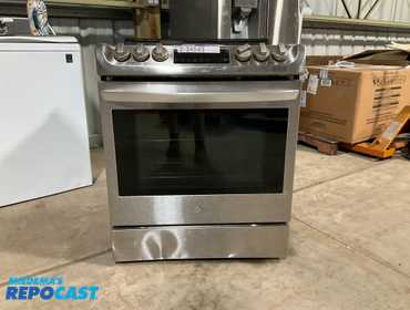 LG LSE4616ST 6.3 Cu. Ft. Slide-In Electric Induction True Convection Range with EasyClean and...