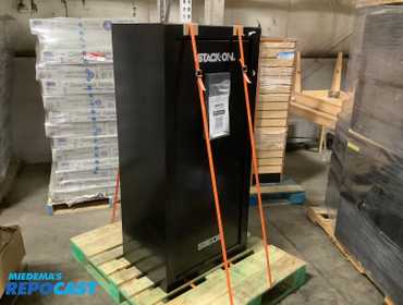 Stack-On Siege gun safe with 2 keys and digital number lock, model J23030598, measures 55 inches...