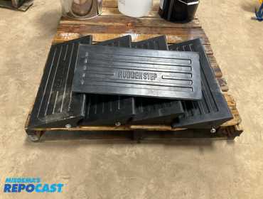 Lot of (5) Vestil MRR-2310 Rubber Multi Purpose Ramp is for outdoor use only, 5000 lbs Capacity,...