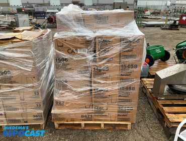 Skid of assorted Libbey glassware, models include 1906, 18101, 15465, 15458, 14805, 227, 8471,...