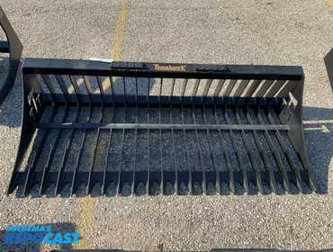 New Tomahawk 72” Rock Bucket, Universal Skid Steer Quick Attach (3008-4