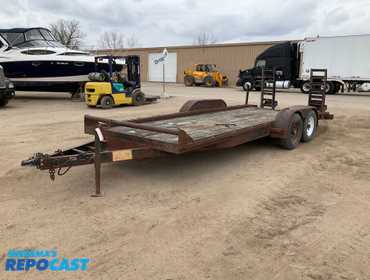 1999 Mid Atlantic 20’ Tandem Axle Equipment Trailer