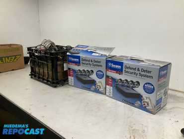 One set - XVIM 4CH 1080P Home Security Camera System, H.264+1080P Indoor Outdoor CCTV Cameras,...