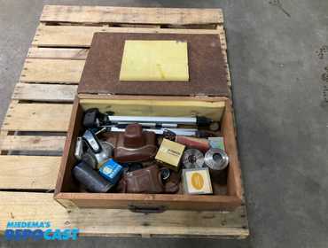 Repocast.com® | Vintage camera, old box, with...
