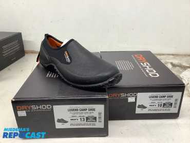 Dryshod Men's Legend Camp Shoe Black/Camo in Size 10