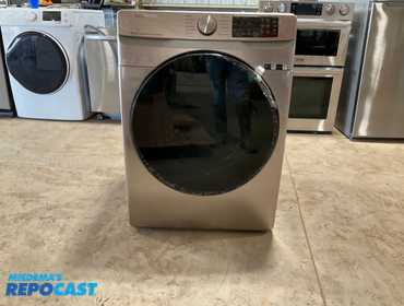 Samsung DVG45B6300C/A3 7.5 Cu. Ft. Stackable Smart Gas Dryer with Steam Sanitize+ - Champagne