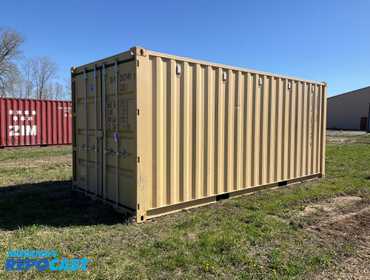 2023 20’ Shipping / Storage Container, 8’ wide x 8’6” tall, swing doors on one end, wood deck,...