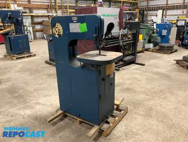 Grob Inc. Type FAB18 Continuous Filing Machine, 18” Throat, S/N: 6317, 20”x20” table, comes with...