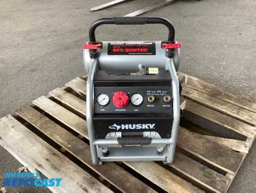 Husky Model 3320445 4.5 Gallon Silent Air Compressor