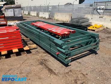 Repocast.com® | Skid Lot of (6) Same Style Pallet Rack...