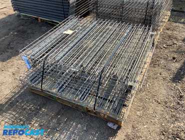 Repocast.com® | Lot of (9) Pallet Racking Grates, 45”...