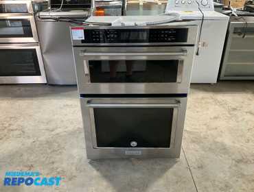 KitchenAid KOCE500ESS 30" Single Electric Convection Wall Oven with Built-In Microwave