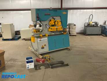 2015 Bernardo Macchina Model HI-95 95 Ton Capacity Hydraulic Ironworker, S/N: BHI95004, Shear...