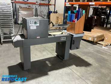 1- Preferred  Packaging TL-1519 ECMC Shrink Wrapping Machine- Came from a working environment ...