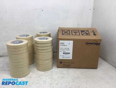 Lot of (48) rolls of PS3 packaging Intertape tape 3/4” x 60 yds. 19.0mm x 54.8m 