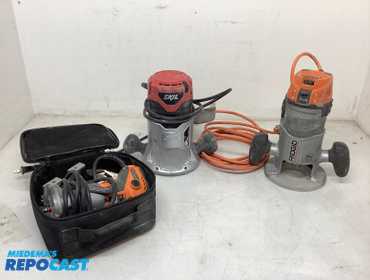 Repocast.com® | Lot of (3) various routers, 2- Ifid...