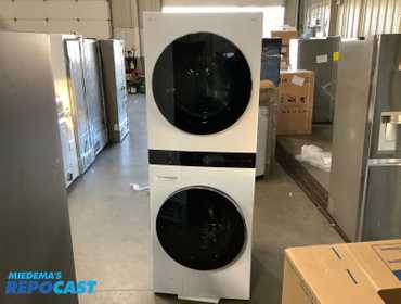 LG WKEX200HWA WashTower Stacked SMART Laundry Center Front Load Washer & Electric Dryer w/ Steam