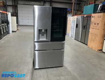 LG Thin Q Smart InstaView Standard-Depth MAX 4-Door French Door Refrigerator with Full-Convert...