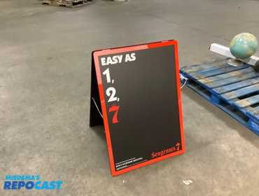 Seagrams 7 Don’t Overthink Delicious Easy As 1,2,7 Chalk Board Approximately 23.5”x33”x22”