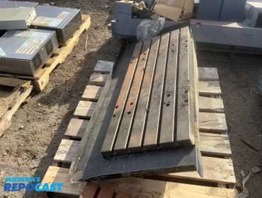 T-Slotted Bolster Plate Approximately 58.5”x24”x9”