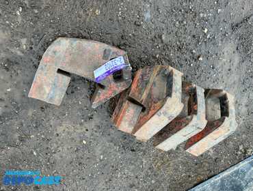 (4) Matching Suitcase Weights for Tractor, approx. 14.5”x12”x2-3/4” thick