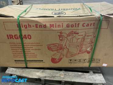 New SDLANCH  IRGC40 3-Wheel Mini Electric Golf Cart