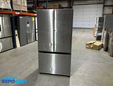 Samsung  32 cu. ft. 3-Door French Door Smart Refrigerator with Dual Auto Ice Maker - Stainless...