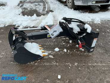 New LandHonor Backhoe Skid Steer Attachment, Universal Quick Attach, 18” Bucket with Teeth,...